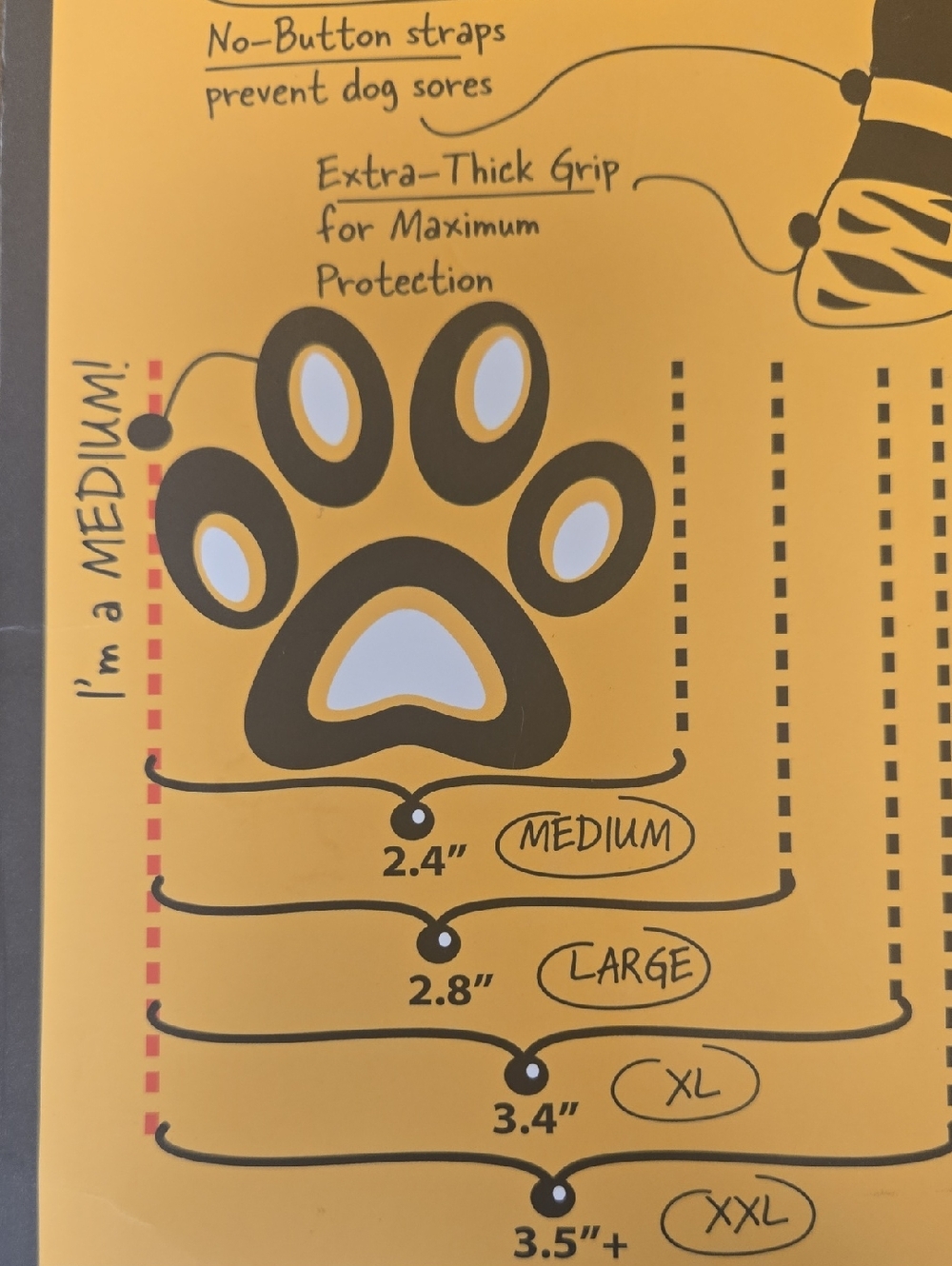 💥Tiger Toes Dog Socks - Picture 8 of 13